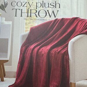 Premier Comfort Cozy Plush Throw Valentine Red